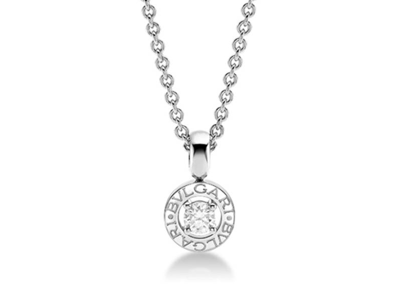 COLLANA ORO BIANCO CON DIAMANTE BULGARI BULGARI BULGARI CL853447